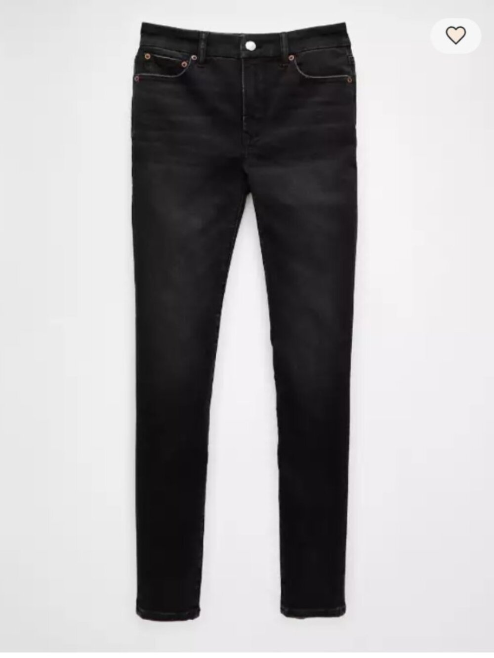 American Eagle Next Level High-Waisted Jegging Black Size 0 Short